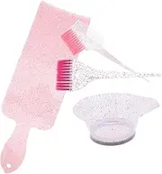 Hair Coloring Kit 1 Set Dye Bowl Brush Soft Hair Brush Bowl Set for Home Use Hair Brush and Bowl