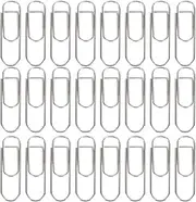 Paper Clips, Paperclips Clip Suitable Used DIY Silver Paperclip Container Binder Assorted Sizes for Office School Daily Large 200pcs 29mm Strong Organizing Documents Supplies Durable