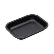 Mastercraft Pro Vitreous 27x21cm Enamel Roasting Pan - Black