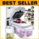 All-in-One Vegetable Chopper & Mandoline Slicer - 5-in-1 Kitchen Essential