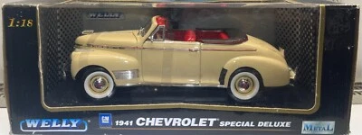 WELLY 1941 Chevrolet Special Deluxe, Collection, 1:18 Scale Diecast -NIB-