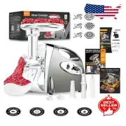 3000W Electric Meat Grinder with Stainless Steel Blades & Versatile Attachments