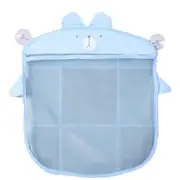3Pcs Cartoon Animals Toy Storage Pocket Mesh Bathroom Wall Suction Kid Bathing Toy Net Shape Storage Bag Folding Organizer