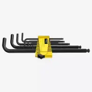 Wera 021721 Hex + Ball End Hex SAE L-key Clip Set (Retail Package), 13 Pieces