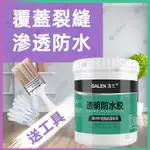 🔥台灣公司貨🔥透明防水膠 地板防水膠 多功能防水膠 防水塗料 漏水補漏膠 外牆屋頂防水塗料 屋頂防水膠 裂縫通用膠水