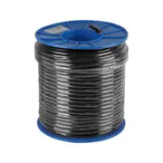 Flex Cable 1.5mm 2 Core + Earth - Black 100M
