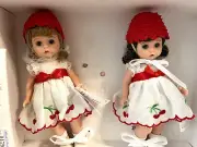 Madame Alexander 8” Cherry Twins Dolls #17700 - RARE
