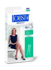 JOBST UltraSheer Diamond Pattern 20-30 mmHg Thigh High Compression Stockings,...