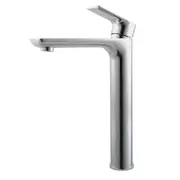 Bathroom Tall Basin Mixer Tap Above Counter Top Round Chrome WaterMarked & WELS