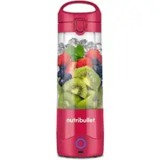 Personal Blender, 20 Oz Rechargeable Portable Blender Charged via USB-C, BPA-Free, Magenta