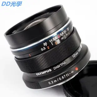 Olympus奧林巴斯12mm f2.0  M.ED廣角定焦鏡頭M43卡口有三陽12mm