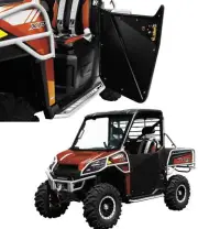 Dragonfire Racing HiBoy Doors for 2016 Polaris Ranger XP 900 EPS Hunter Deluxe