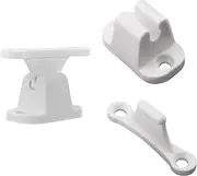 2 Pair Door Retainer Kit T Shape Door Stop Retaining Catch Holder Door Stopper Resile Nylon Stopper Limiters for for Camper RV Motorhome Caravan Campervans