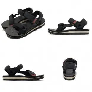 【TEVA】涼鞋 W Universal Trail 黑 粉紅 女鞋 黃金大底 休閒 涼拖鞋 戶外(1107709BLK)