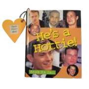 Vintage 1990s Mini Book He's A Hottie 4 Inches Brad Pitt Jude Law
