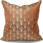 CVBFDB Scalloped Sofa Pillow Villa Hotel Model Room Bed Cushion Car Pillow(45cm*45cm)