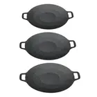 Korean BBQ Grilled Meat Pan Griddle Pan for Kitchen Outdoor Stovetop