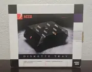 ACCO 80 Diskette Tray for 3.5" Floppy Disk - Non-locking Storage Case - New