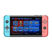 X70 Handheld Game Console 7.0 Inch Pro Retro Games Consoles Classic Video Games, Built-in Rechargeable Battery Game Consoles,Blue and Red