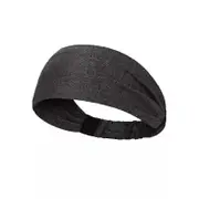 Sport Hair Sweatband Gym Yoga Men Women Stretch Headband Dark Grey