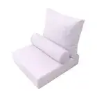 AD107 Large Knife Edge Outdoor Deep Seat Back Rest Bolster Insert Slip Cover Set