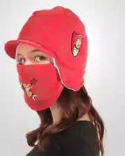 TWO (2) NWT Fashionable Ed Hardy CANADA Winter Ski Hat + Removable Face Masks