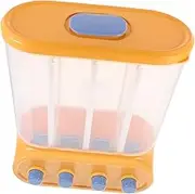 LAPYAPPE Rice Storage Container Dispenser Wall Mount Grain Tank Kitchen Rice Dispenser for Daily Use Window