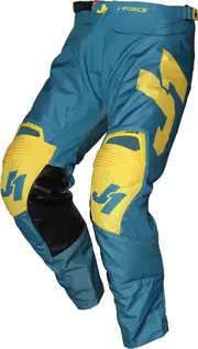 Just1 J-Force Terra Motocross Pants, blue-yellow, Size 44 for Men Blue Yellow