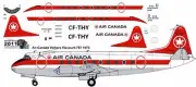 Air Canada Vickers Viscount 757 pointerdog7 decals for Welsh 1/144 kits
