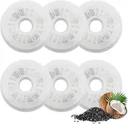 6 Pack Replacement Water Filters, Standard Pet Water Fountain Filters Compatible with Most Cat and Pet Fountain