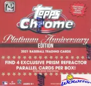 2021 Topps Chrome PLATINUM Baseball Sealed MEGA BOX-EXCLUSVIE PRISM REFRACTORS