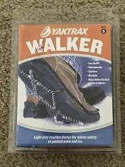 Yaktrax Walker Traction Cleats for Hiking Walking In Snow Ice Black Small NEW