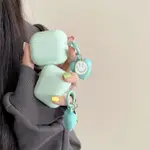 MINT GREEN LOVE 適用於 AIRPODS1/2 3 PRO  PRO2  耳機套裝 無線藍牙保護套 AIR