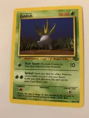 Oddish - 58/64 Jungle Set - Common Pokemon Card - Vintage WotC - NM/MINT