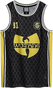 [Amplified] Mens Cream Wu-Tang Clan Basketball Jersey