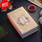 Book of Tea Gift Set Assorted Pyramid Tea Bags in 12 Unique Flavors Perfect Gift