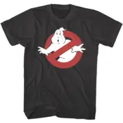 OFFICIAL Ghostbusters Men's T-shirt No Ghost Logo Cartoon TV Show