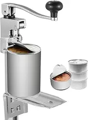 Heavy Duty Manual Can Opener,Commercial Grade Table Mount with Plated Steel Base,for Restaurants, Industrial Kitchens, Hotels,Bars,for Opening Large Cans