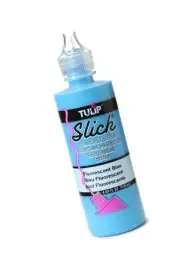 Tulip 41429 Dimensional Fabric Paint 4oz Slick Neon Blue