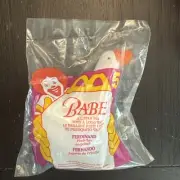 McDonalds Happy Meal Toy Babe A Little Pig Goes A Long Way Duck Plush Toy #5