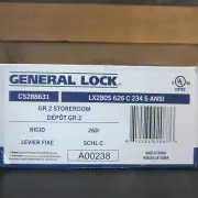 General Lock LX280S 626 C 234 S ANSI | Cylindrical Leverset, Rigid S-Lever