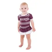 NRL Manly Sea Eagles Baby Girl Footysuit / Romper - Sizes 000 - 0
