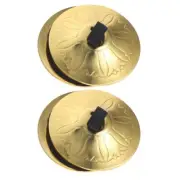 Hand Cymbals Gongs Band Rhythm Musical Percussion Instrument Kids Handmade Toy