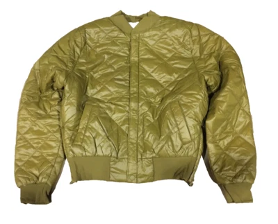 Offline by Aeries NWT | Bomber Sherpa Lined Puffer Jacket Mustard Yellow - S