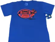 University of Kansas Jayhawks Old Time Football T-Shirt New! NWT Youth Boys 12