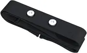 Heart Rate Chest Strap Replacement Belt Adjustable Cycling Heart Rate Belt Elastic Belt Black