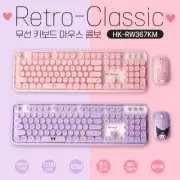 Cartoon My Melody Kuromi Laptop Wireless Keyboard Computer USB Mouse Set Gift