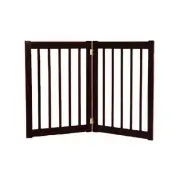 Dynamic Accents - 32 Inch 2 Panel Free Standing EZ Gate - Black