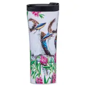 Ashdene Australian Birds 500ml Insulated Travel Mug Drink Tumbler Kookaburras