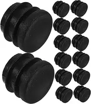 Anneome 100pcs Chair Round Plug Accessories The Fence Hole Cover Plugs Plastic Chair Leg caps Buckle Cover Furniture end Cap Stool Shelf mat Hole Plugs Outdoor Chair Protector